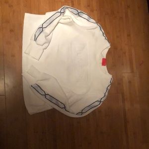 White Hunter Crop/Crewneck